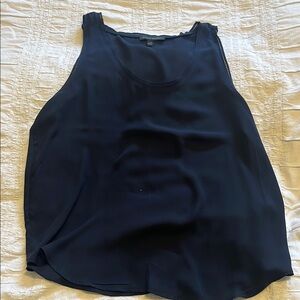 Women's Navy Blue Sleeveless Top